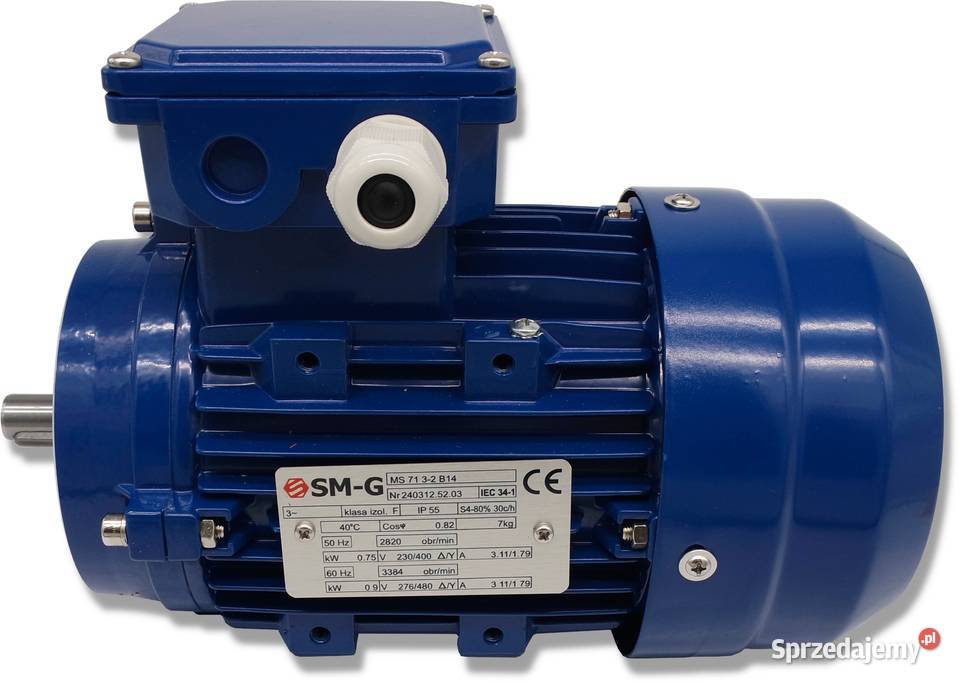 SILNIK ELEKTRYCZNY 075kW 230400V 2820 Obr Solec Kujawski