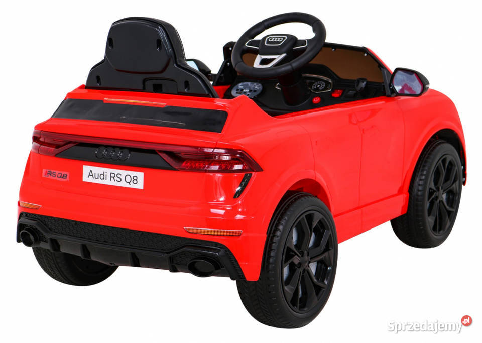 Auto Na Akumulator Audi RS Q8 Czerwony 12V7Ah Pojazdy elektryczne i spalinowe Łopuszno