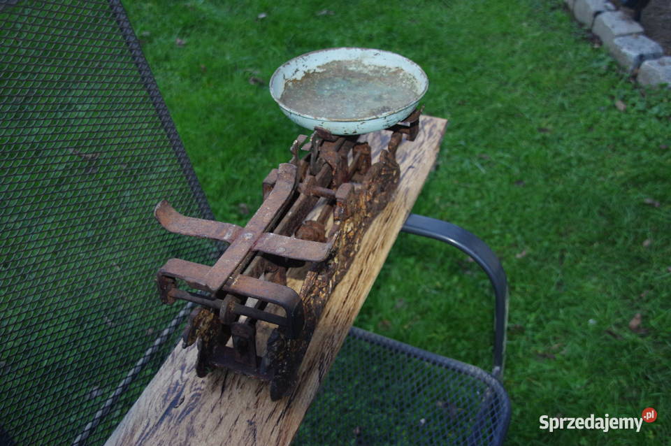Stara waga żeliwna Antyki Bielsko-Biała