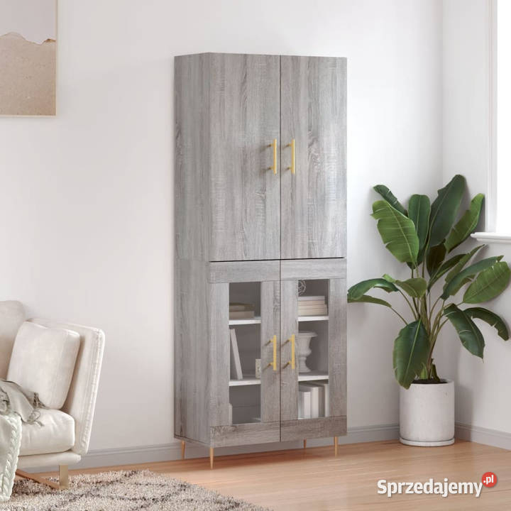 Witrynka szary dąb sonoma 695x34x180 materiał Kredensy i witryny mazowieckie Warszawa
