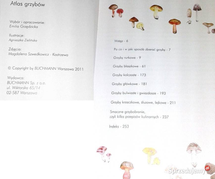 Ilustrowany atlas grzybów Emilia Grzędzicka Chełm
