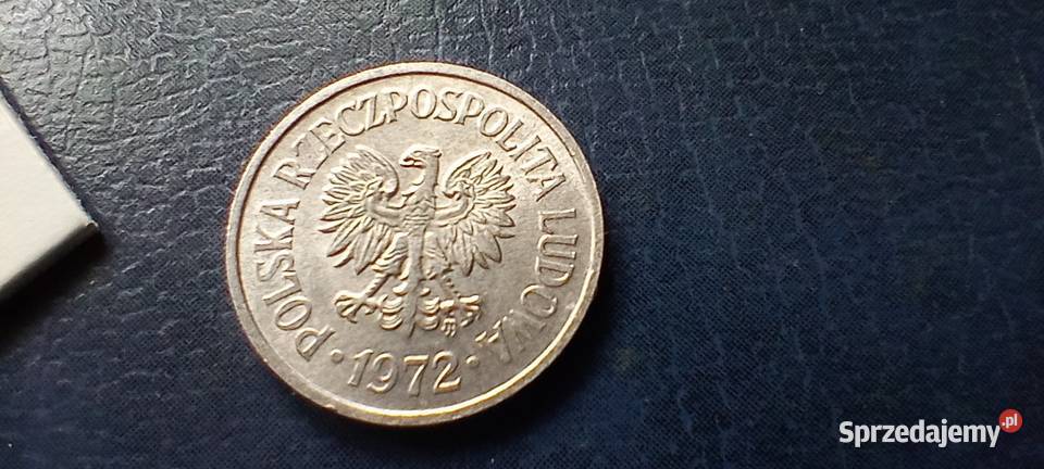 Stare monety 10 groszy 1972 PRL Polska piękna podkarpackie Lesko