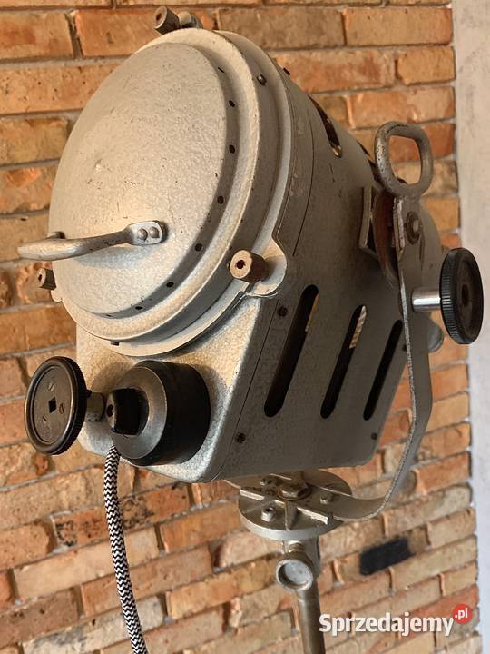 Lampa PRL teatralna Vintage loft wielkopolskie Poznań