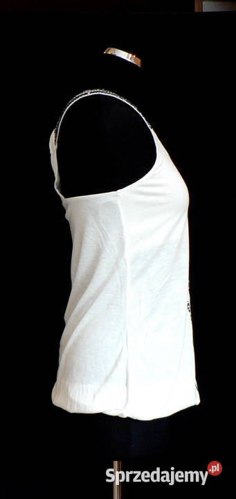 XXI forevercudna letnia bluzka bokserkaM biały Bluzki i koszule Łódź