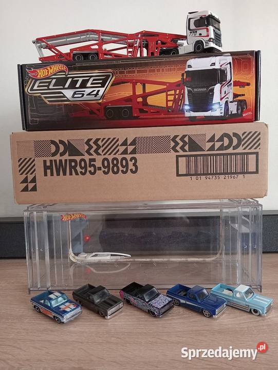 Hot Wheels Elite 64 Scania 770 S gablotka Chevy Jaworzno sprzedam