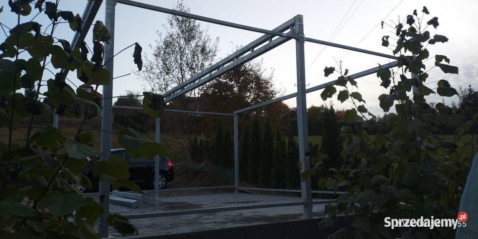 Dwustanowiskowy garaż warsztat konstrukcja wiata małopolskie