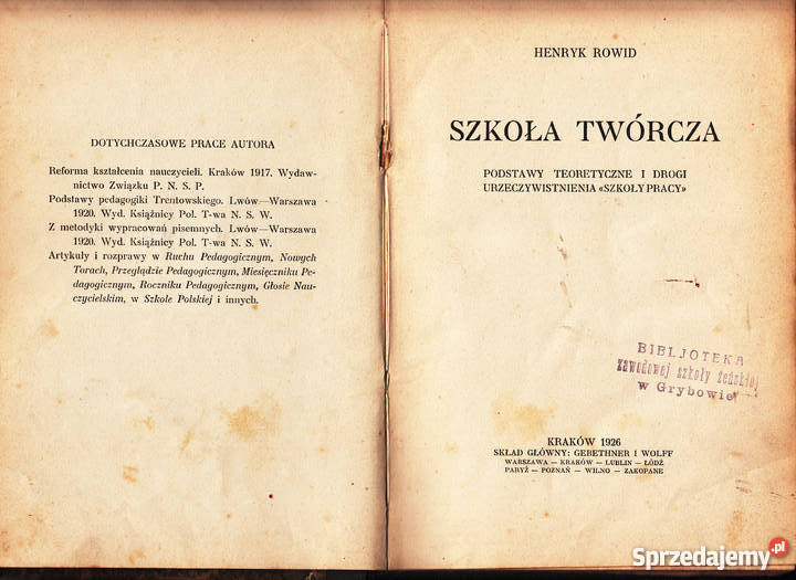 01379 SZKOŁA TWÓRCZA PODSTAWY TEORETYCZNE I Czyrna