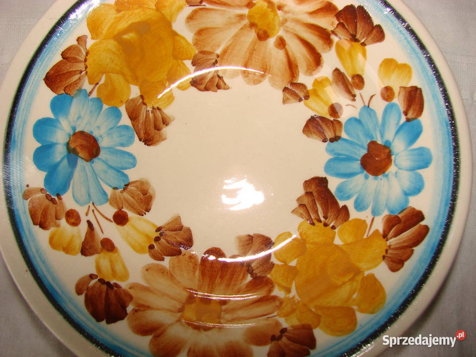 Włocławek fajansowy talerzyk PRL Pruszcz Gdański sprzedam