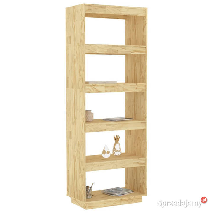 Regał na książkiprzegroda 60x35x167 lite drewno Warszawa