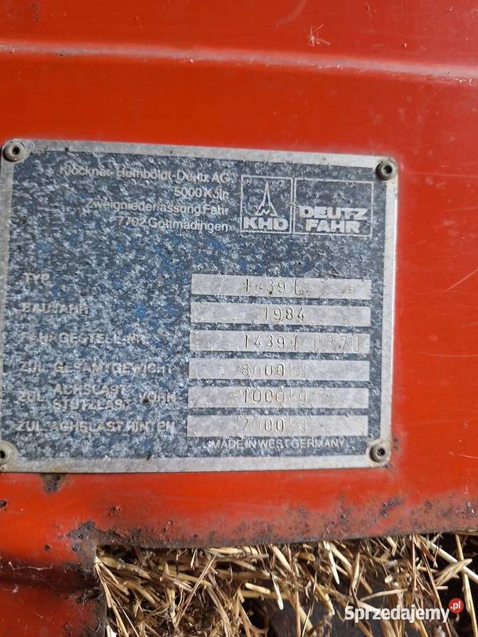przyczepa samozbierająca Deutzfahr Izbicko