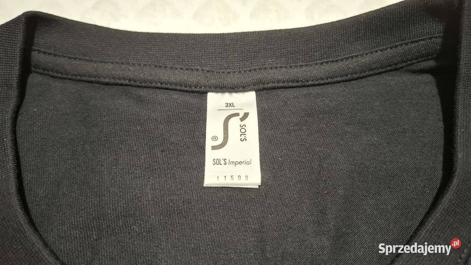 Koszulka krótki rękaw Tshirt czarna Amazon Sols Rozmiar 3XL