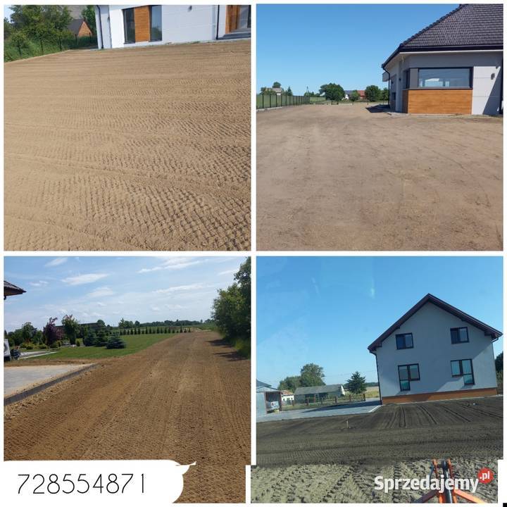 RÓWNANIE TERENU GARBATKA LETNISKO