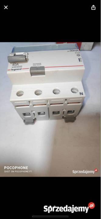 Wyłącznik różnicowoprądowy 089 93 40A 30mA Gliwice
