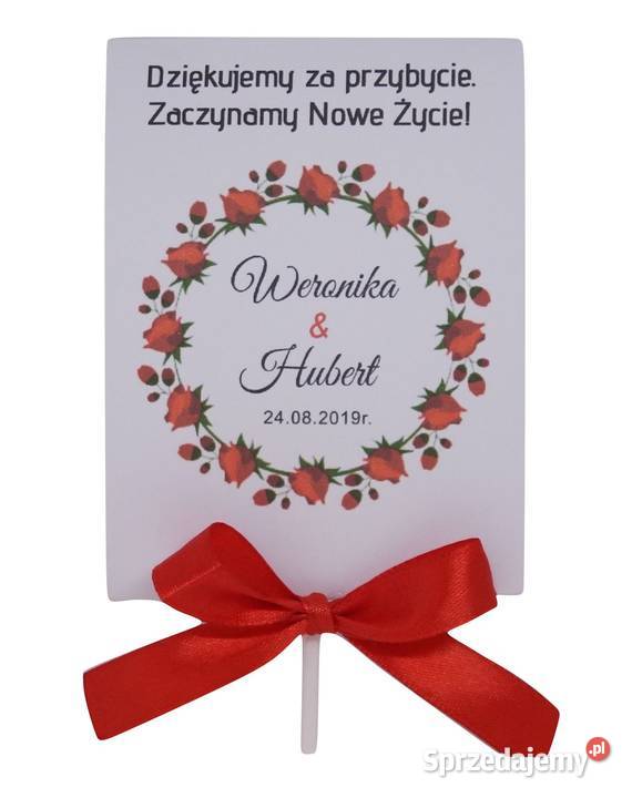 Lizaki jako podziękowanie Gości Ślub Wesele Zielona Góra sprzedam