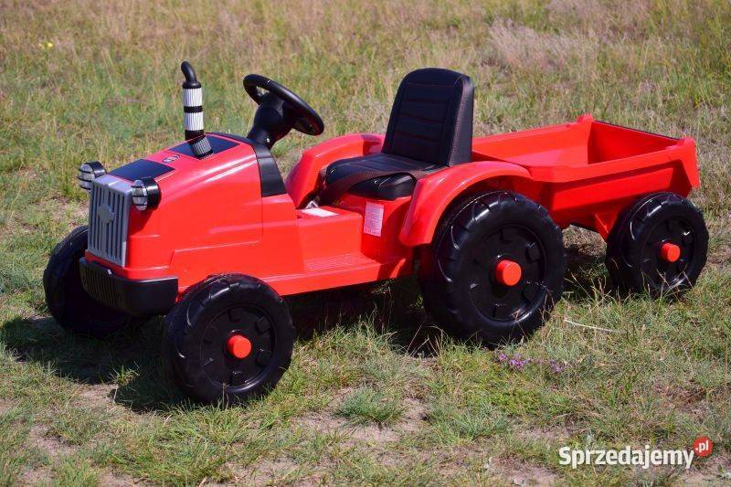 BAWIBUS Autko na akumulator TRAKTOR Z PRZYCZEPKĄ Myszków
