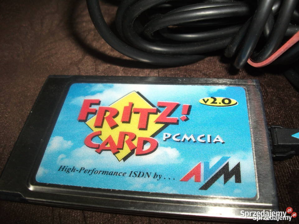 Modem AVM Fritz ISDN Card PCMCIA v20 Box Włocławek sprzedam