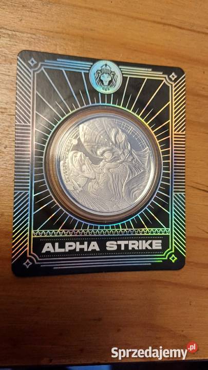 Alien 2023 certilock Alpha Strike Moneta srebrna Numizmatyka śląskie