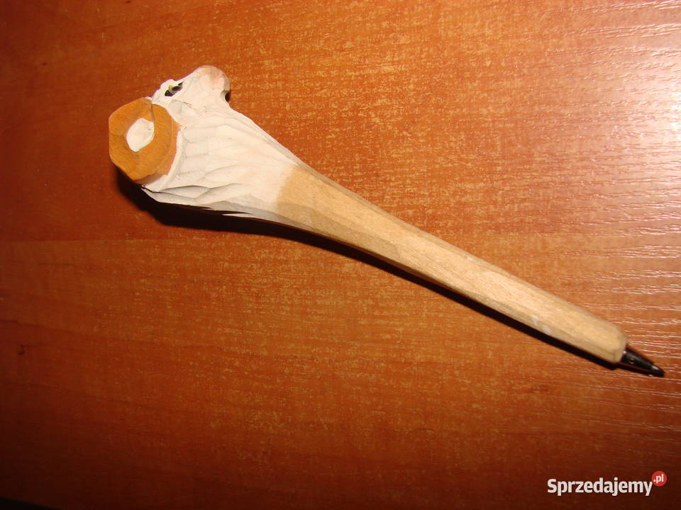 Baran drewniany długopis pomorskie Pruszcz Gdański