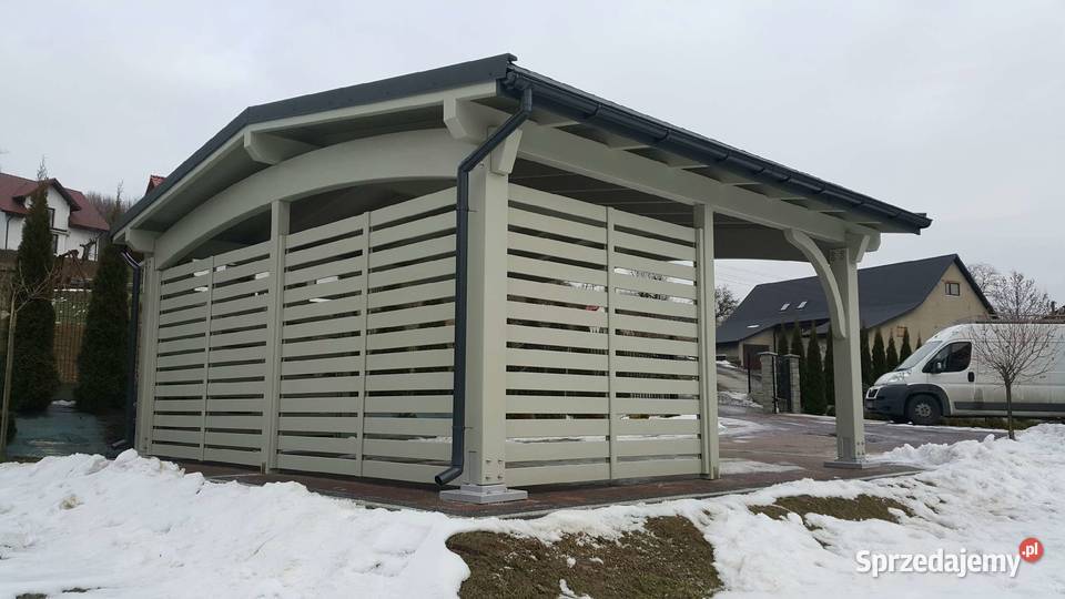 Wiata samochodowa garażowa ITALIA 6M BSH Łącko