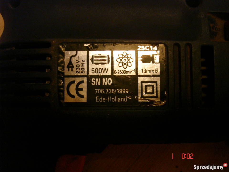 Holenderska wiertarkowkręcarka Olsztyn