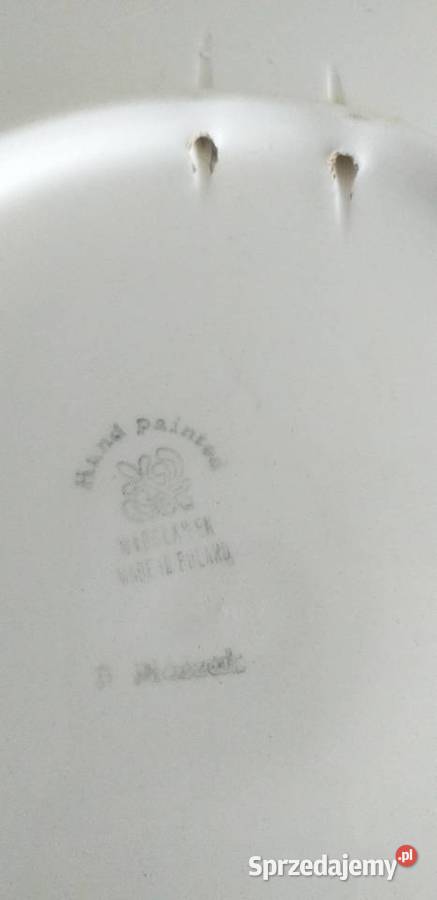 Duży talerz patera fajans Porcelana i szkło łódzkie Przedbórz