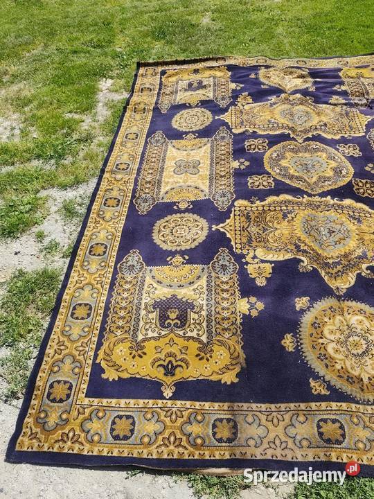 Zabytkowy dywan TEBA Kasak 360x290 wełna antyk Przeworsk
