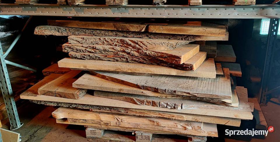 Plastry drewna na stoły naturalne lite drewno Krapkowice