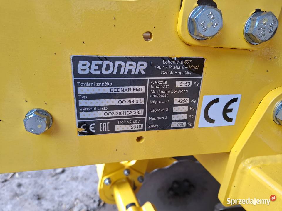 Bednar omega 3000 siewnik agregat uprawowy Iława