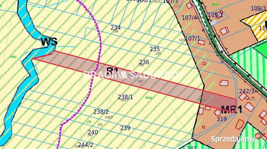 Sprzedaż działki Maszków 8580m2 44zł/m2 sprzedam