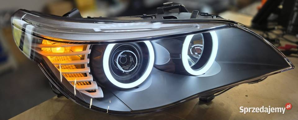 Reflektory BMW E60 E61 LIFT Bi LED cotton lampy osobowe Kielcza