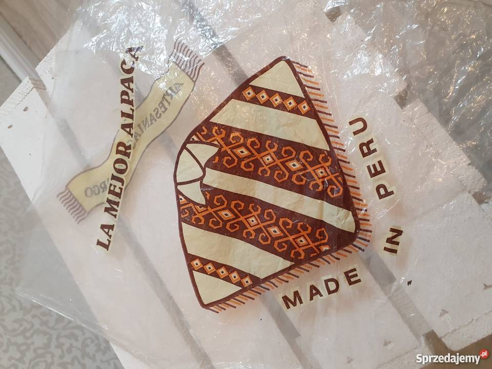 Szalik Alpaca Camargo szal z wełny Alpaki made Warszawa