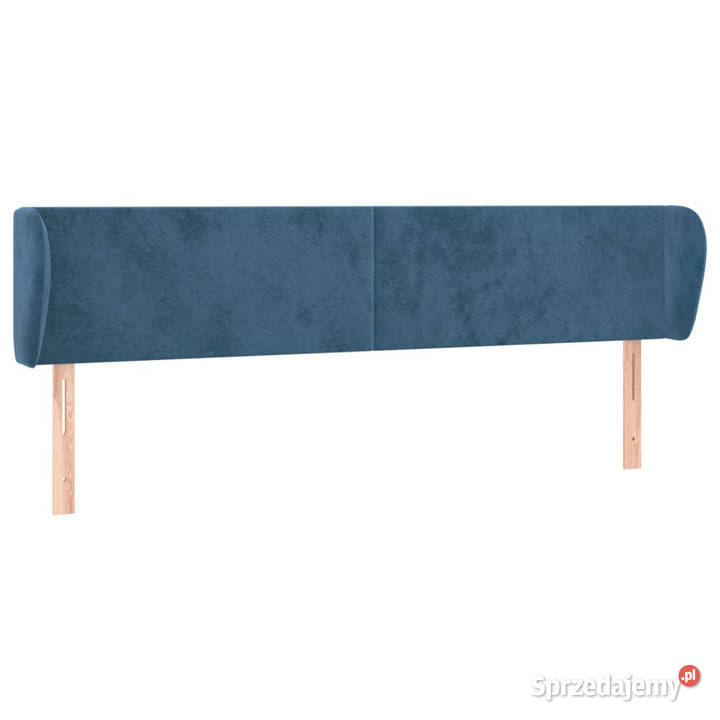 Zagłówek uszak ciemnoniebieski 203x23x7888 mazowieckie