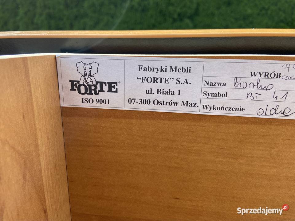 Duże biurko Forte mazowieckie Siczki