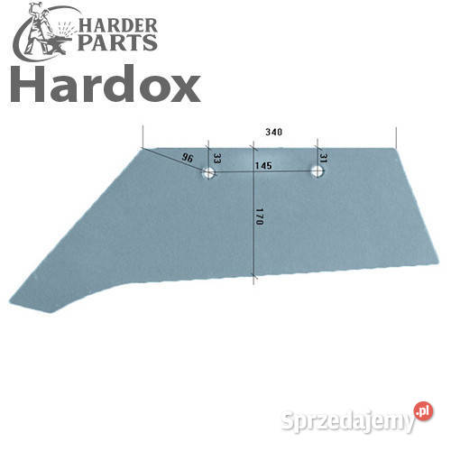 Lemiesz HARDOX 27230402L SSPGMHH części do pługa Suwałki