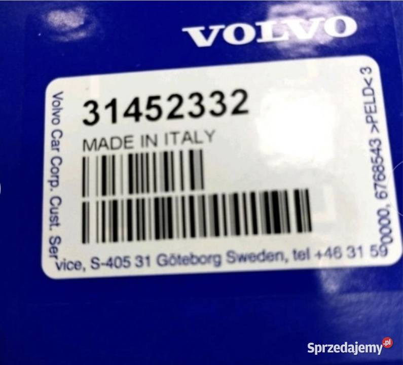 Volvo wtryskiwacz wtrysk SCR Adblue NOx S90 V90 Filtry