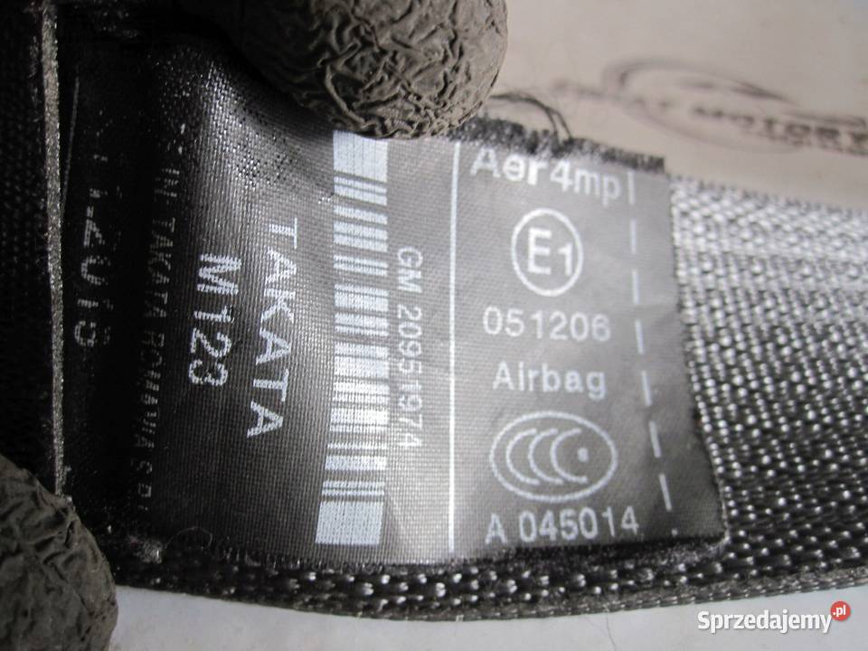 INSIGNIA A I LIFT 16r pas bezpieczeństwa lewy osobowe Kielce