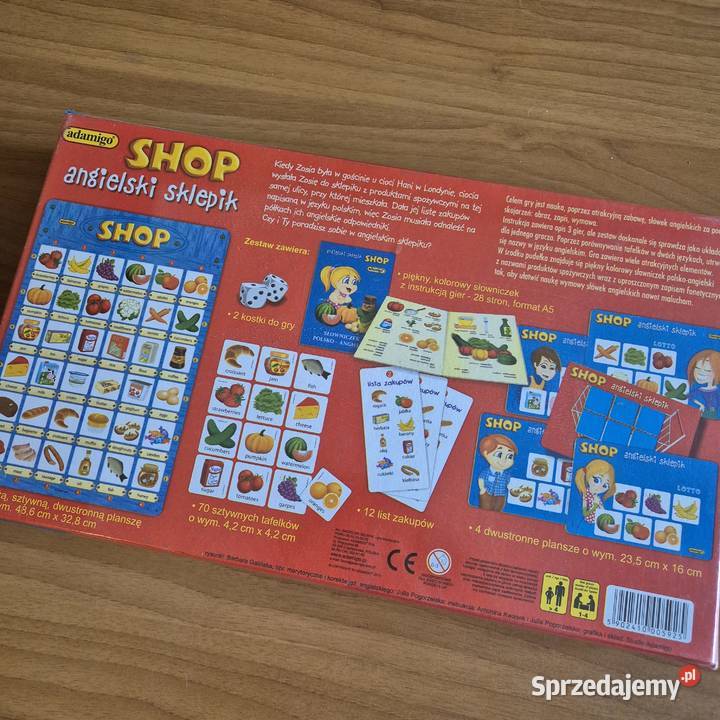 gra edukacyjna shop angielski sklepik adamigo Edukacyjne zachodniopomorskie Szczecin