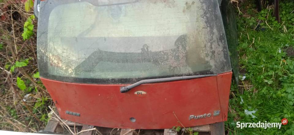 Klapa tylna bagażnika czerwona Fiat Punto II 3 Kraków