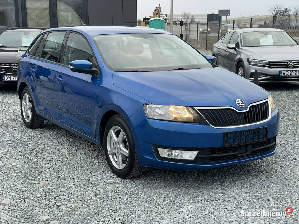 koda RAPID 14 TDI 90 2017 Ambition navi światła do jazdy dziennej Wojkowice