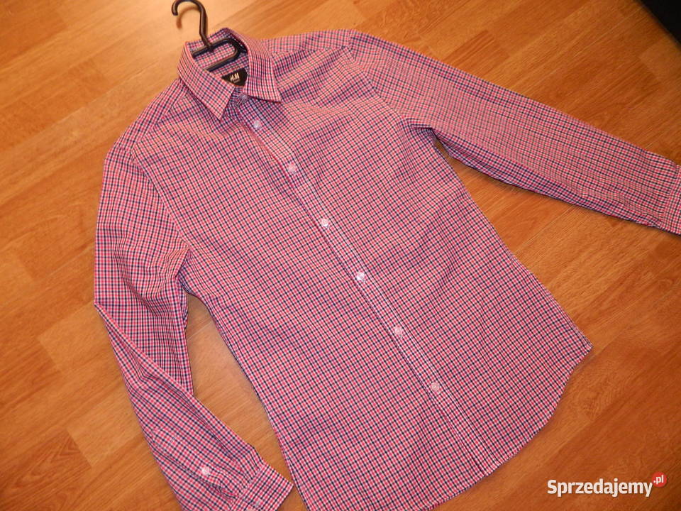 HM slimfit koszula w kratę S