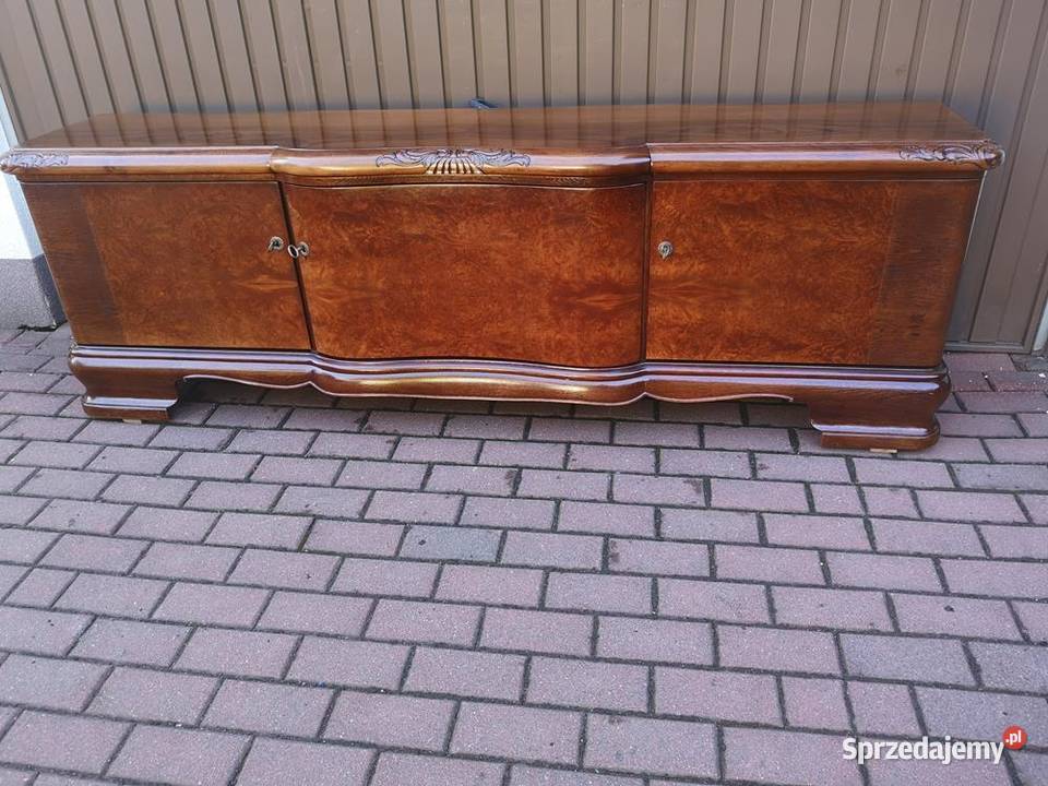Komoda ARTDECO Orzech Niska RTV Unikat 203 Stara Swarzędz