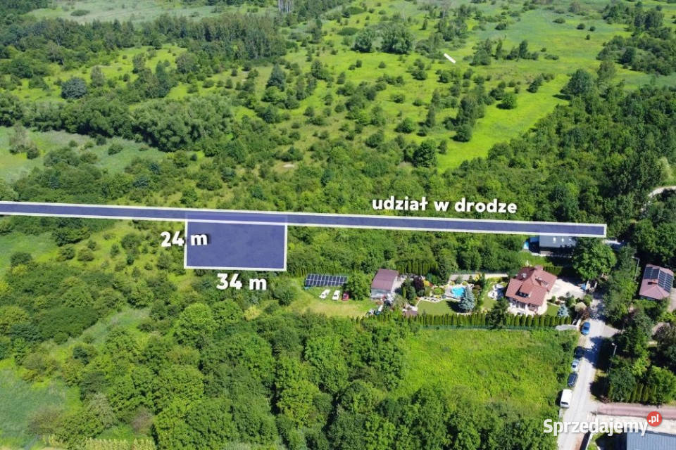 Działka rolna Kraków Skotniki Dębniki 820 m małopolskie