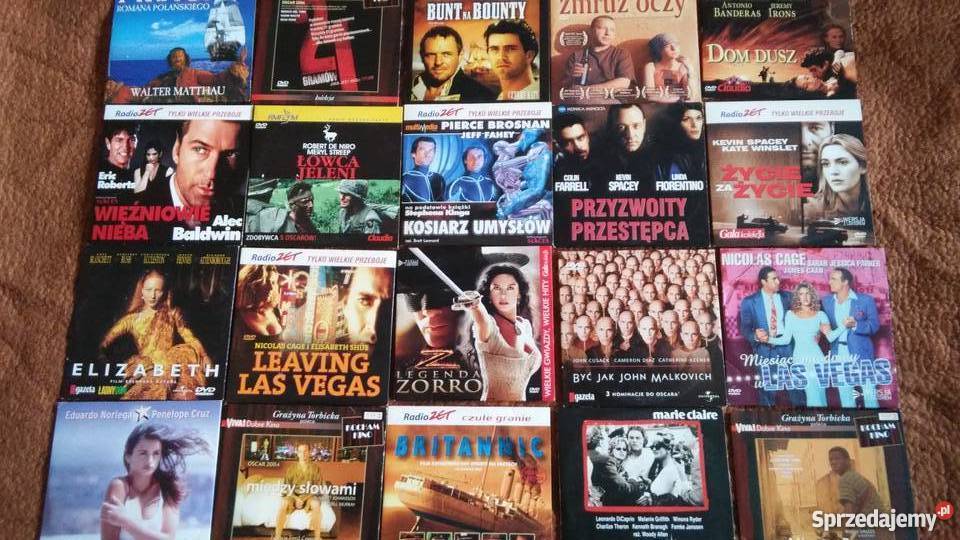 Filmy na DVD z gazet 60 sztuk Pruszków