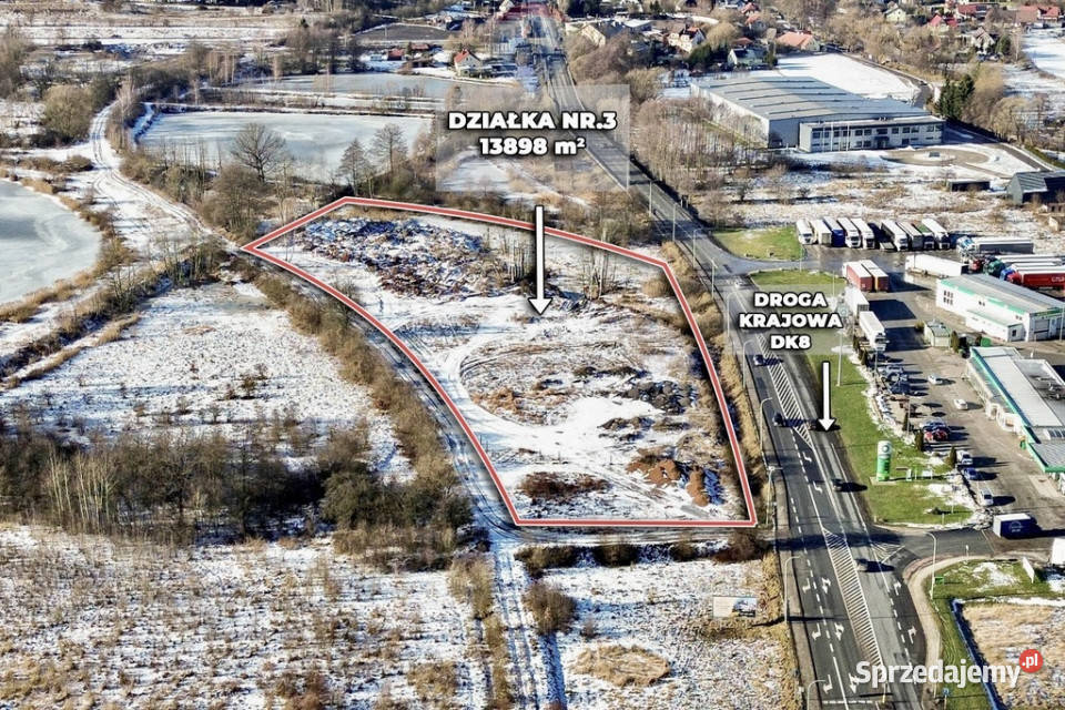 Inwestycyjna działka granicy CZ asfalt Kudowa-Zdrój