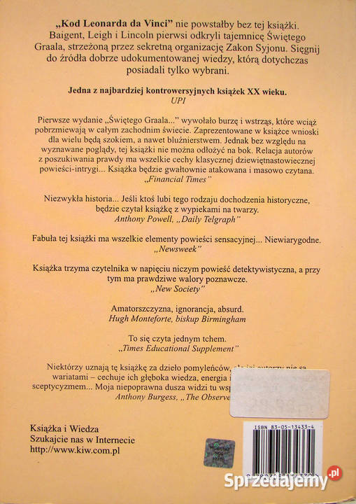 Święty Graal Święta Krew