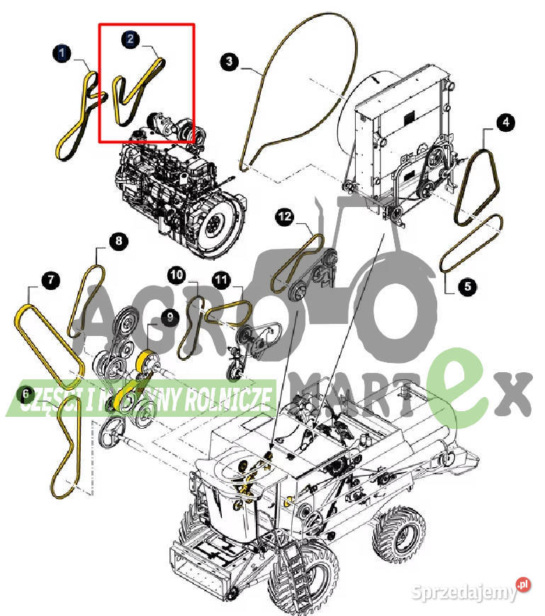 5802377700 500371653 PASEK 10PK1626 CNH Wichrów