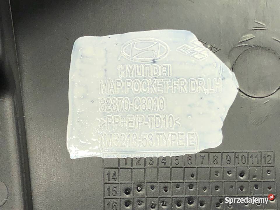 BOCZEK DRZWI LEWY PRZÓD HYUNDAI i20 II Hatchback