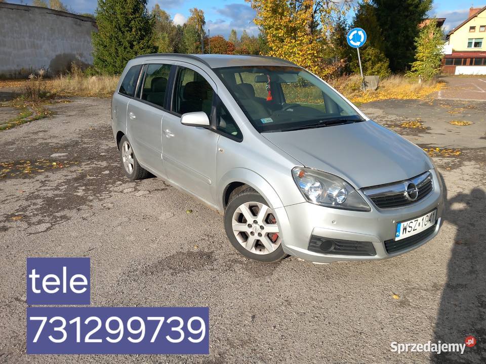 Zafira B możliwa zamiana welurowa tapicerka mazowieckie sprzedam