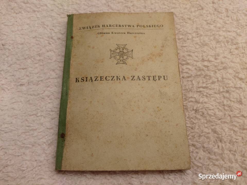 Związek Harcerstwa Polskiego książeczka zastępu Tarnów