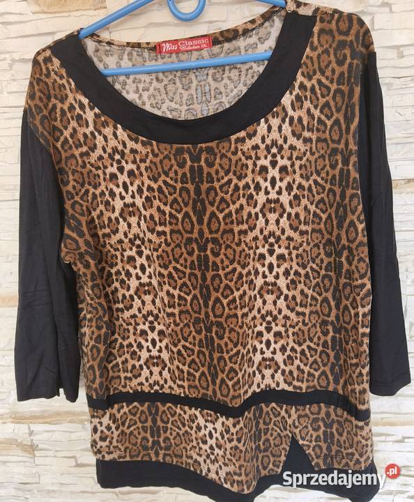 Bluzka panterka z 34rękawem Bluzki i koszule Gdańsk